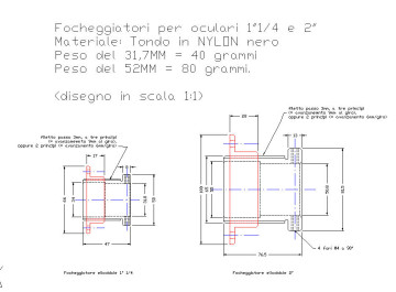 Focheggiatore Nylon Nero